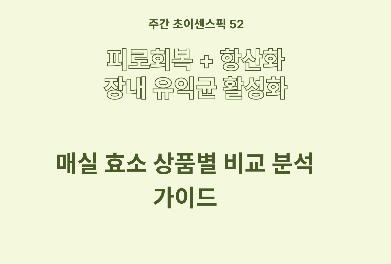 매실효소 추천 및 특징 비교